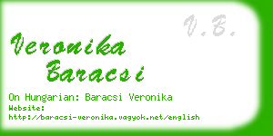 veronika baracsi business card